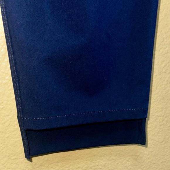 Lafayette 148 Royal Blue  “Manhattan” Step Hem Slim Pants Size 10 New With Tags! - Picture 10 of 12